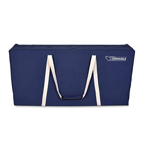 GoSports Canvas Cornhole Carrying Case | PRO Grade 4' x 2' Regulation Size | Choose Between Navy Blue, Gray and Natural Canvas Colors
