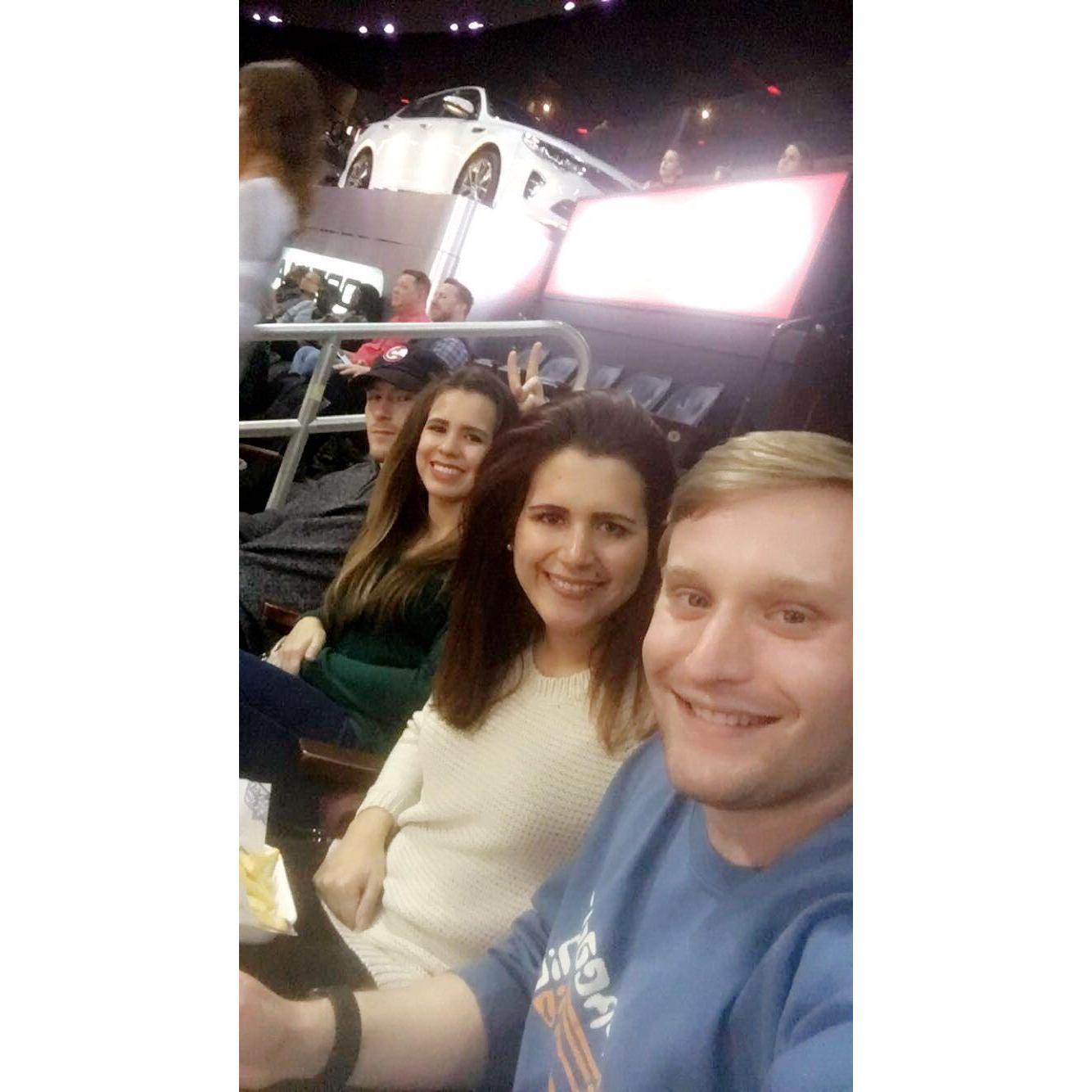 Always going on Hawks double dates.