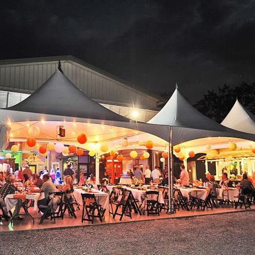 Our dinner buffet will be served in the open air covered pavilion adjacent to Downtown Danville.