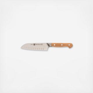 Pro Holm Oak Hollow Edge Santoku Knife