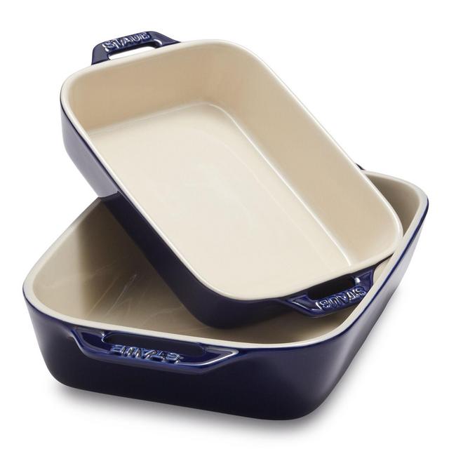Staub Ceramic Rectangular Baking Dishes, Set of 2
