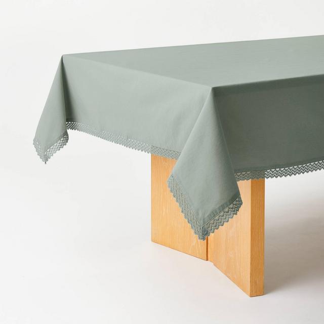 120" x 60" Cotton Tablecloth Green - Threshold™ designed with Studio McGee