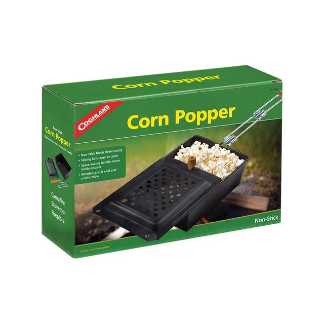 Coghlan's Corn Popper, Sliding Lid, Non-stick Popcorn Maker, Camping Outdoors
