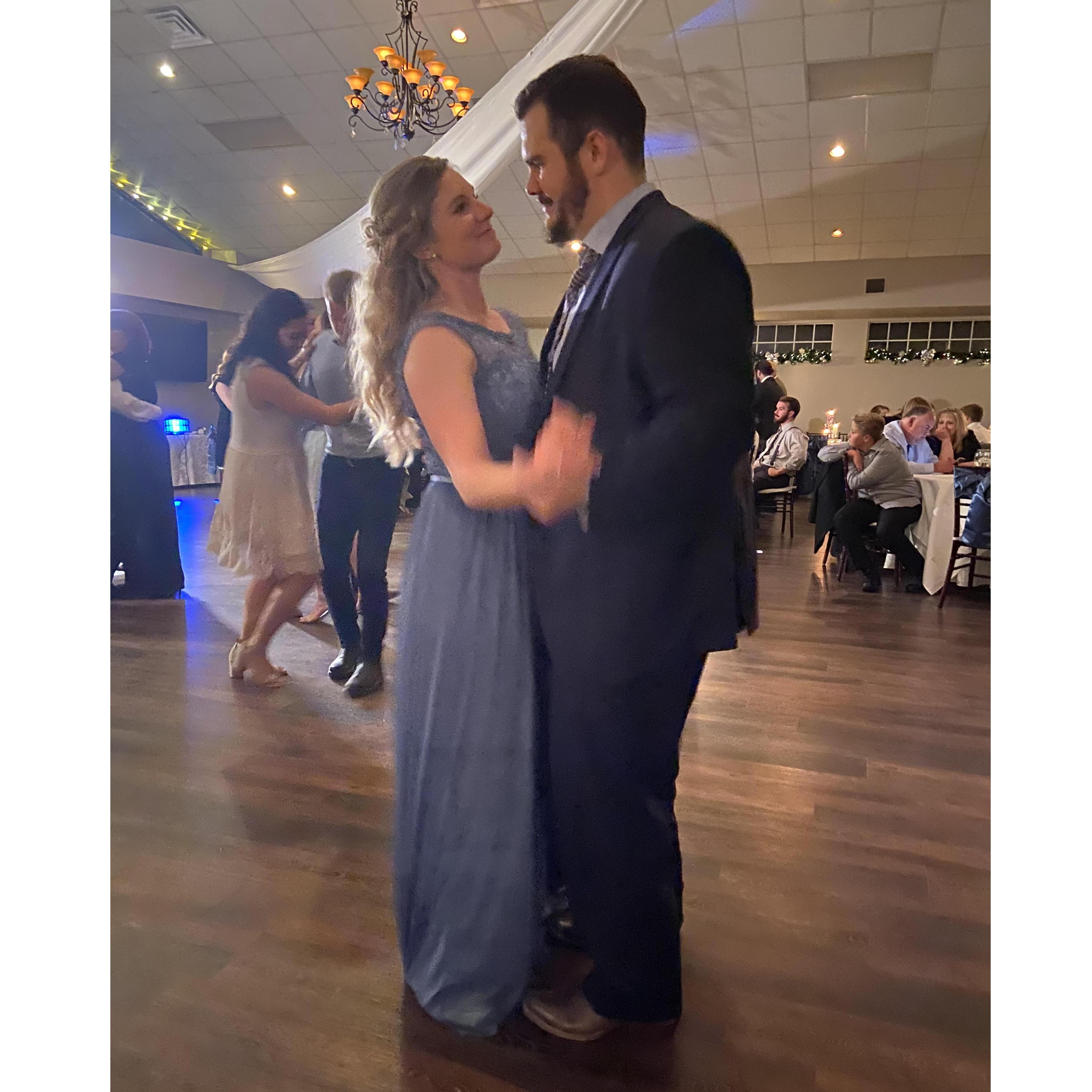 Just saying I caught the bouquet at this wedding in December and he proposed in March...