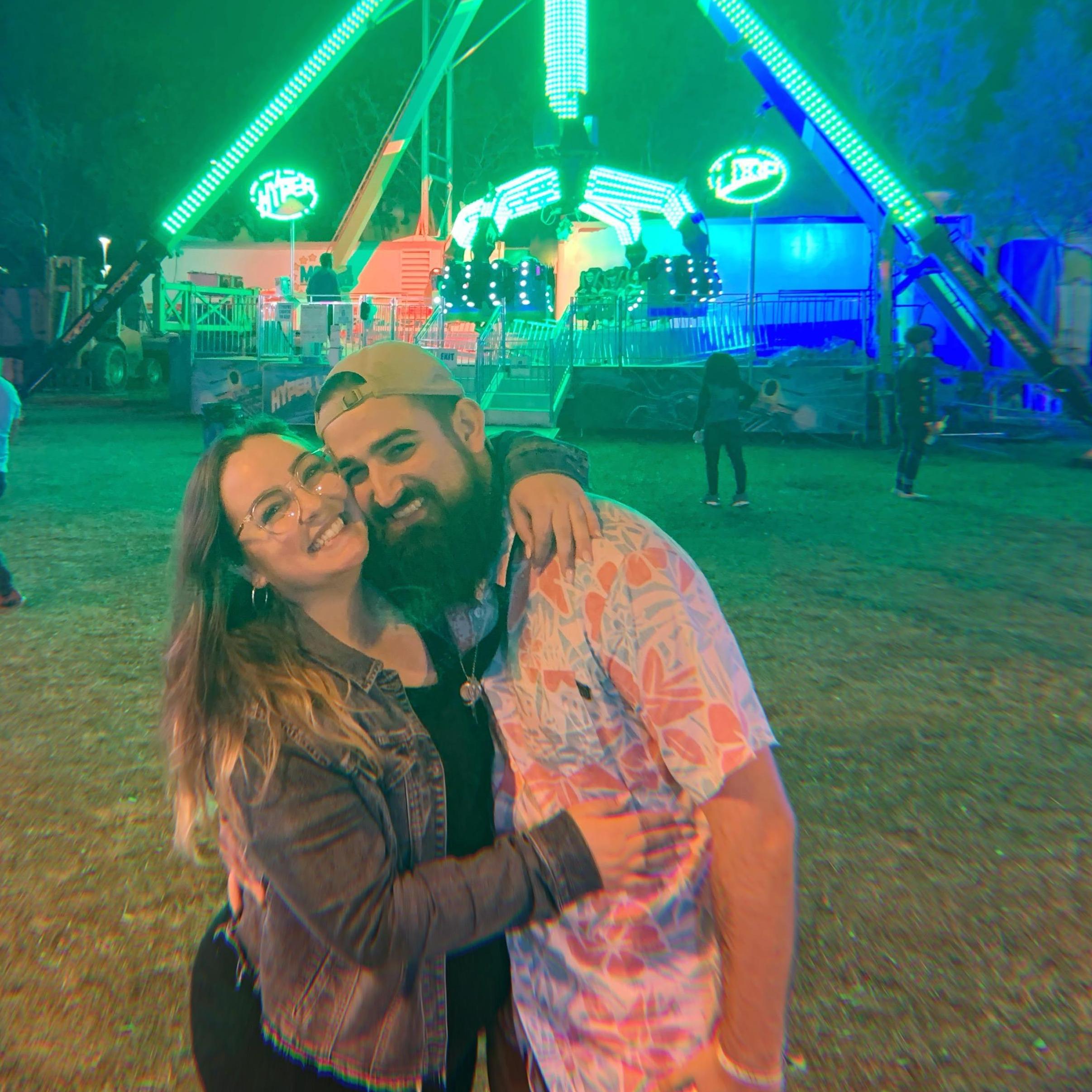 Our first church carnival at St. Maximilian Kolbe, where John Mark is now the director of youth ministry! Such a joyful time serving together. (February 2020)