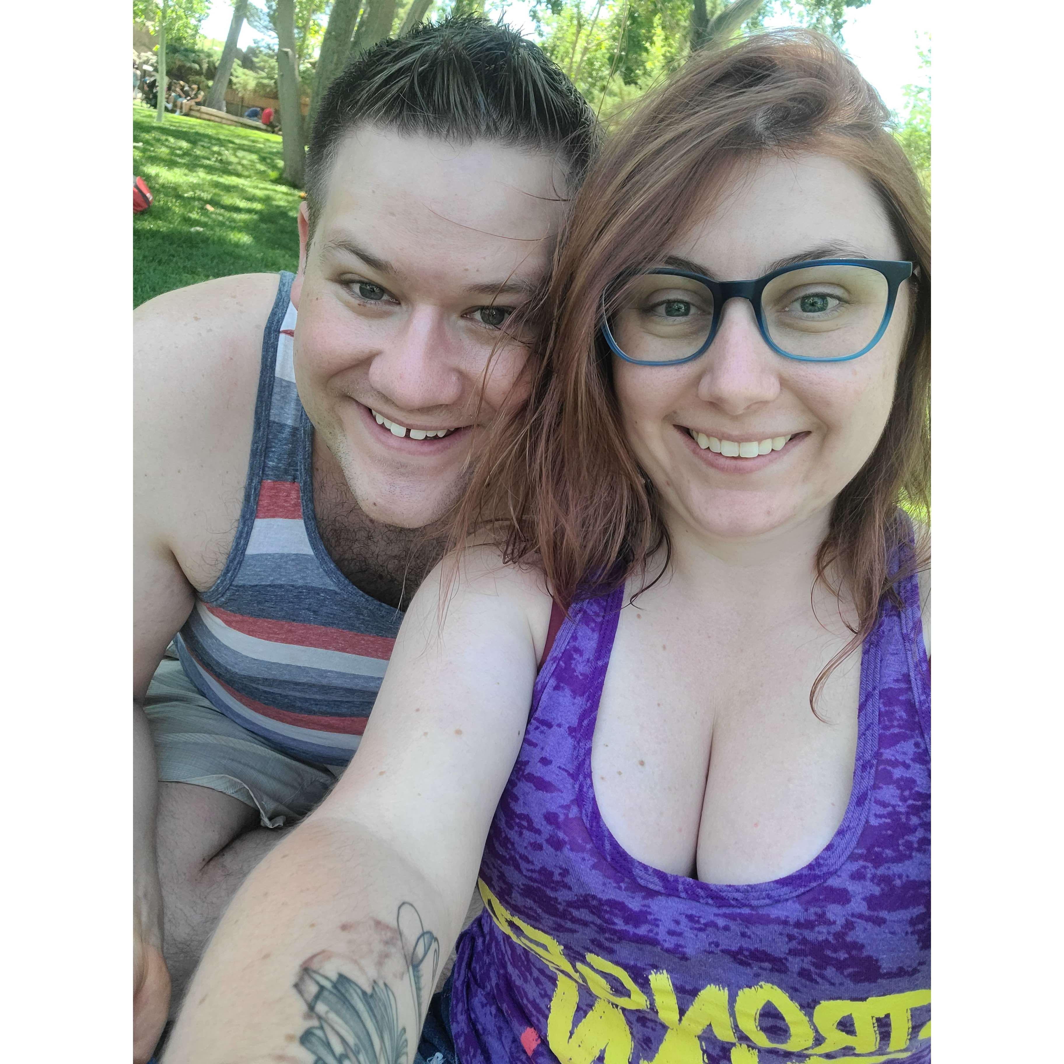 He showed me around ABQ and we went to the zoo! The picnic in the park was fun.