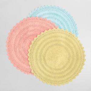 Round Cotton Bath Mat