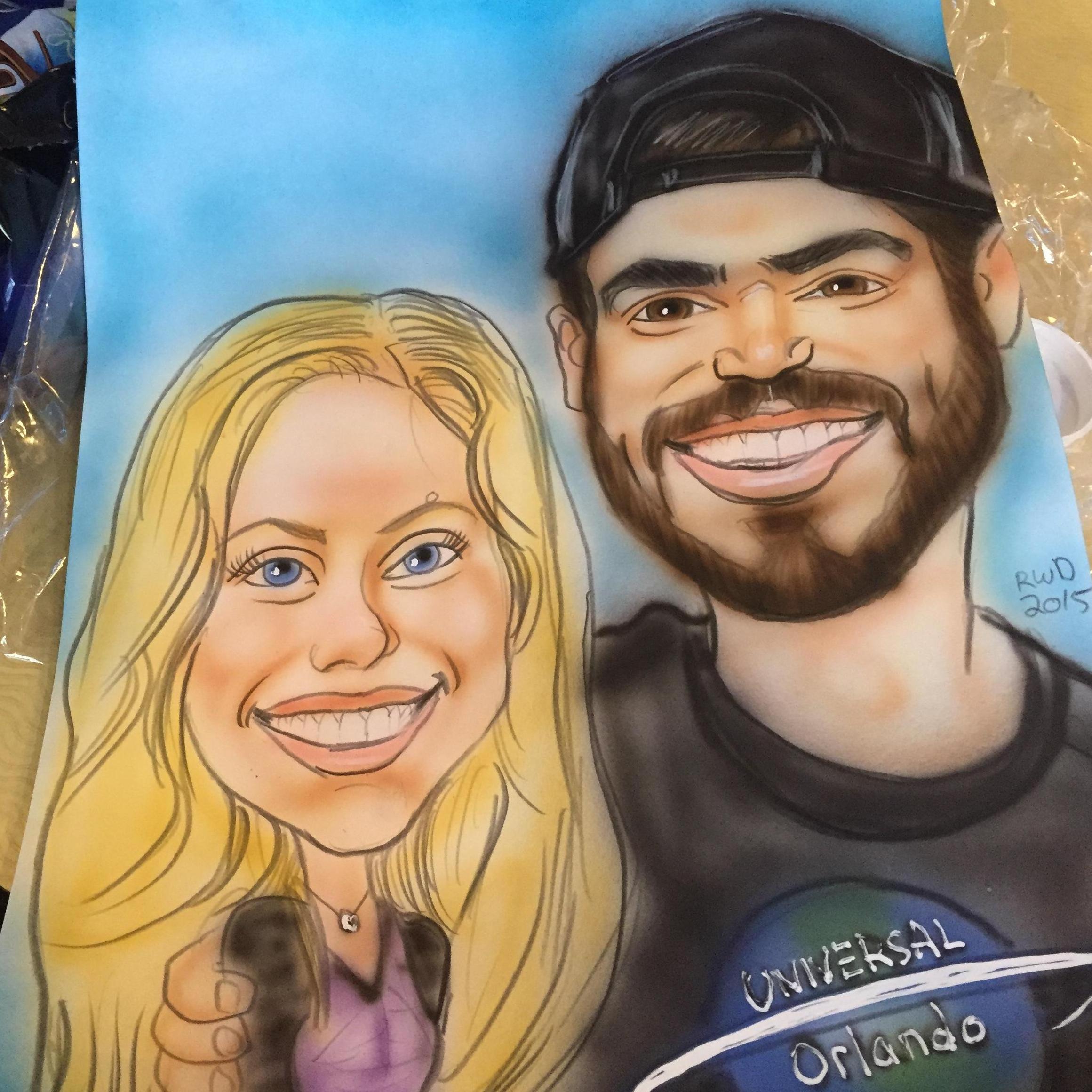 A caricature from our first anniversary!