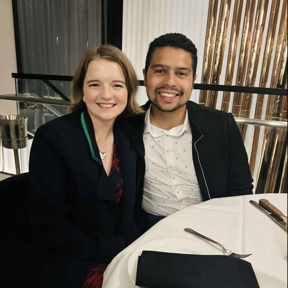 Elbert's most recent birthday, I came to surprise him at the family dinner. I will never forget his face change to such a bright smile when he saw me coming