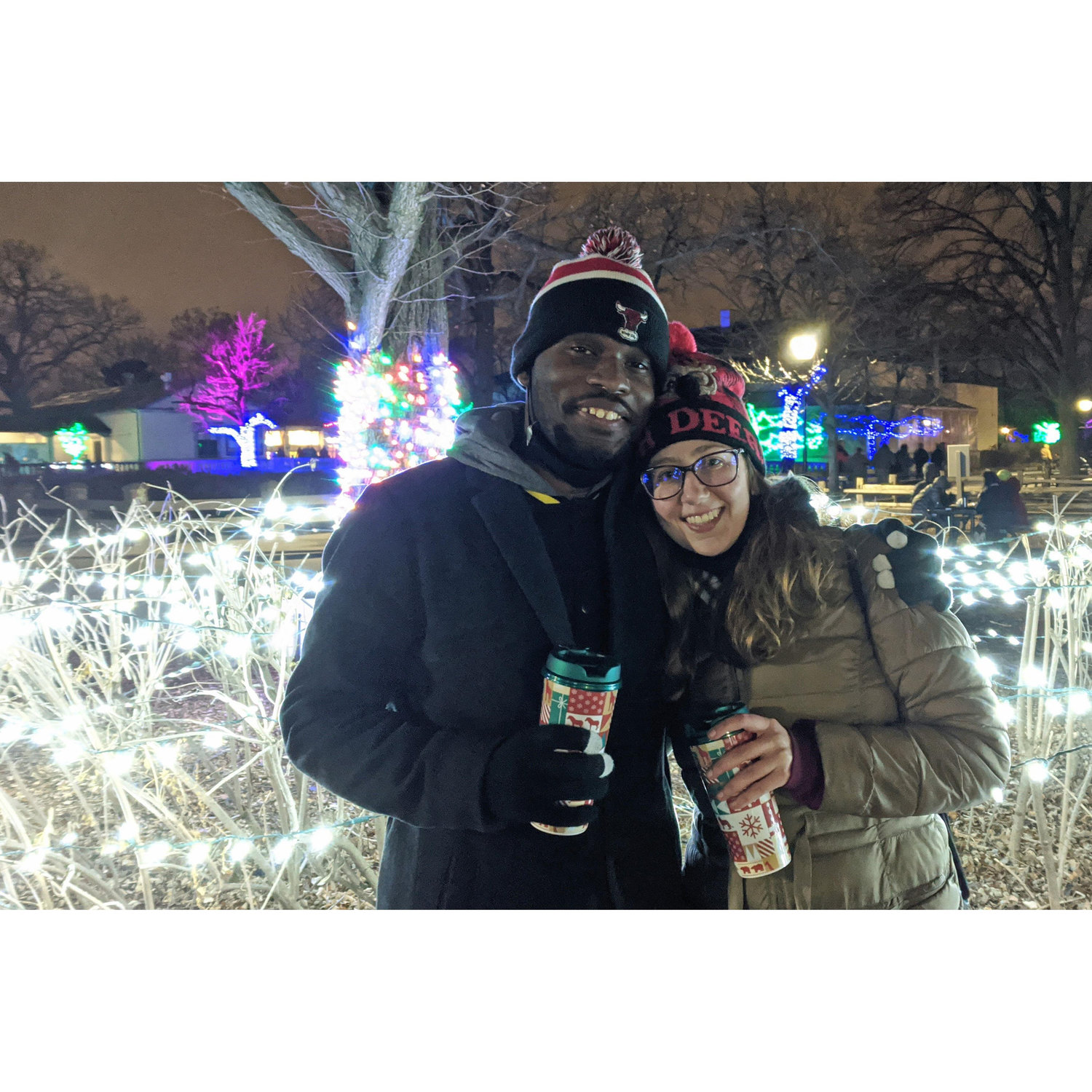 First zoo lights together!