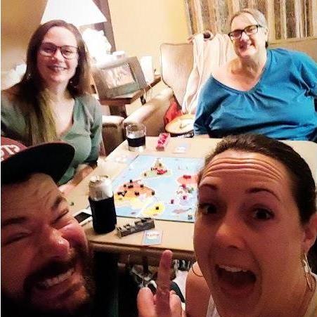 New Years 2019 Game night at Kalyn's Moms