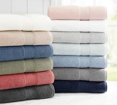 PB Classic Organic Bath Sheets in White