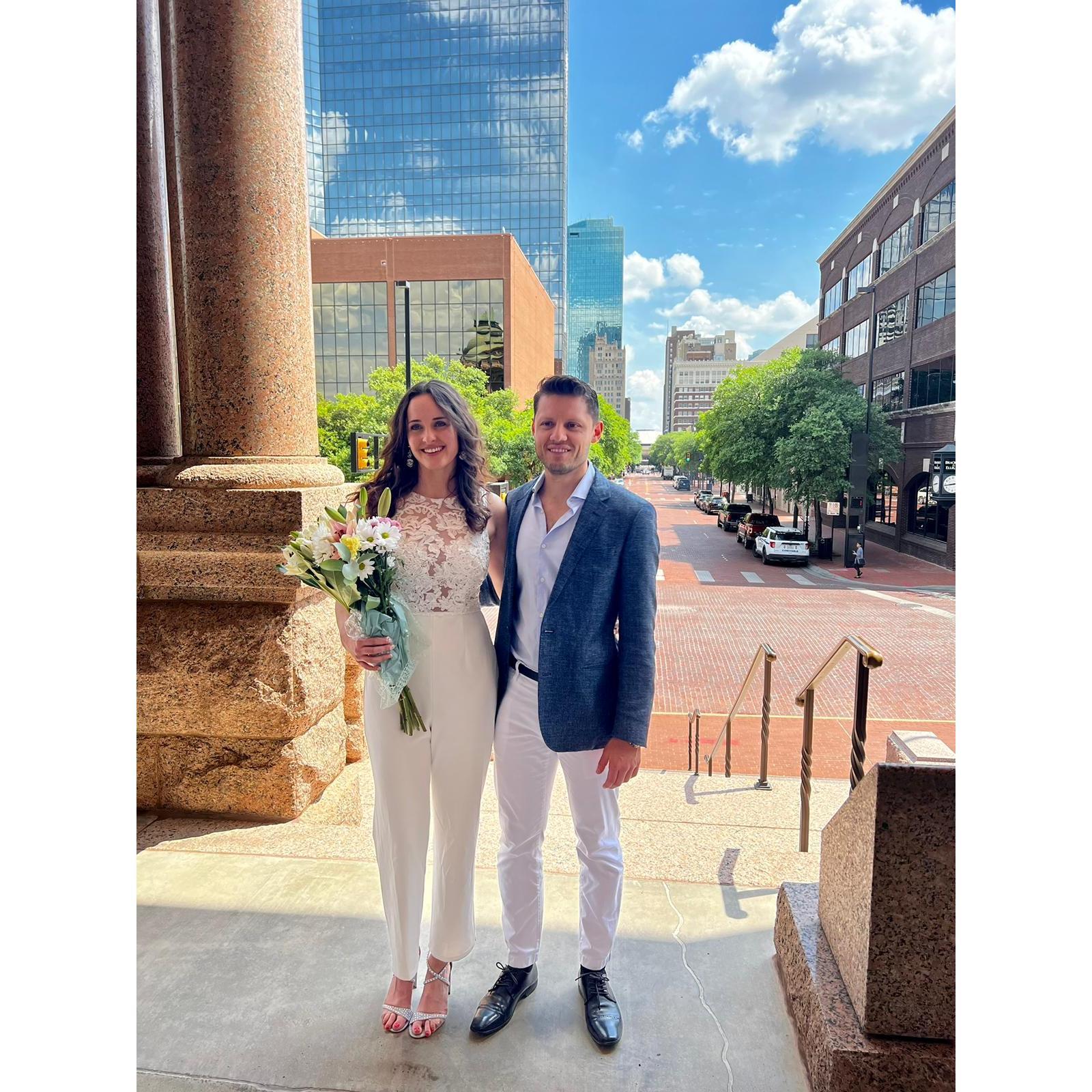 Our courthouse wedding (April 10, 2023)