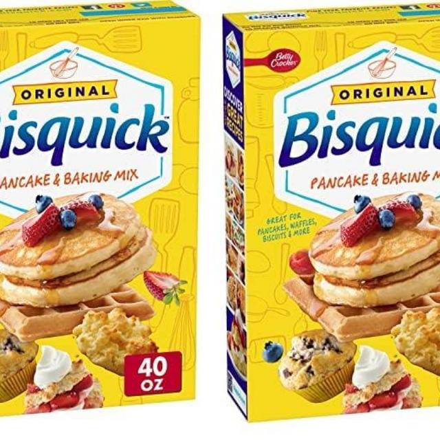 Betty Crocker Bisquick Original Pancake & Baking Mix, 40 oz. (Pack of 2)