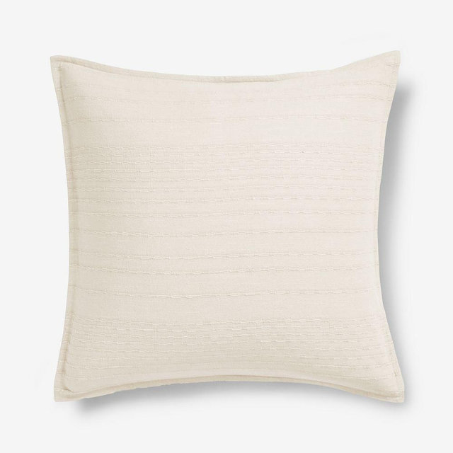Reese Linen Cotton Euro Sham, Sand