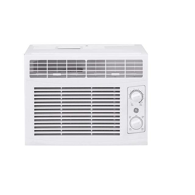 GE 5,000 BTU Mechanical Window Air Conditioner, Cools up to 150 sq. Ft, Easy Install Kit Included, 5000 115V, White