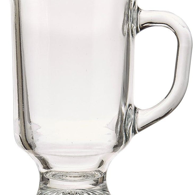 Anchor Hocking 69738 Irish Coffee Mug, 8 oz., Clear