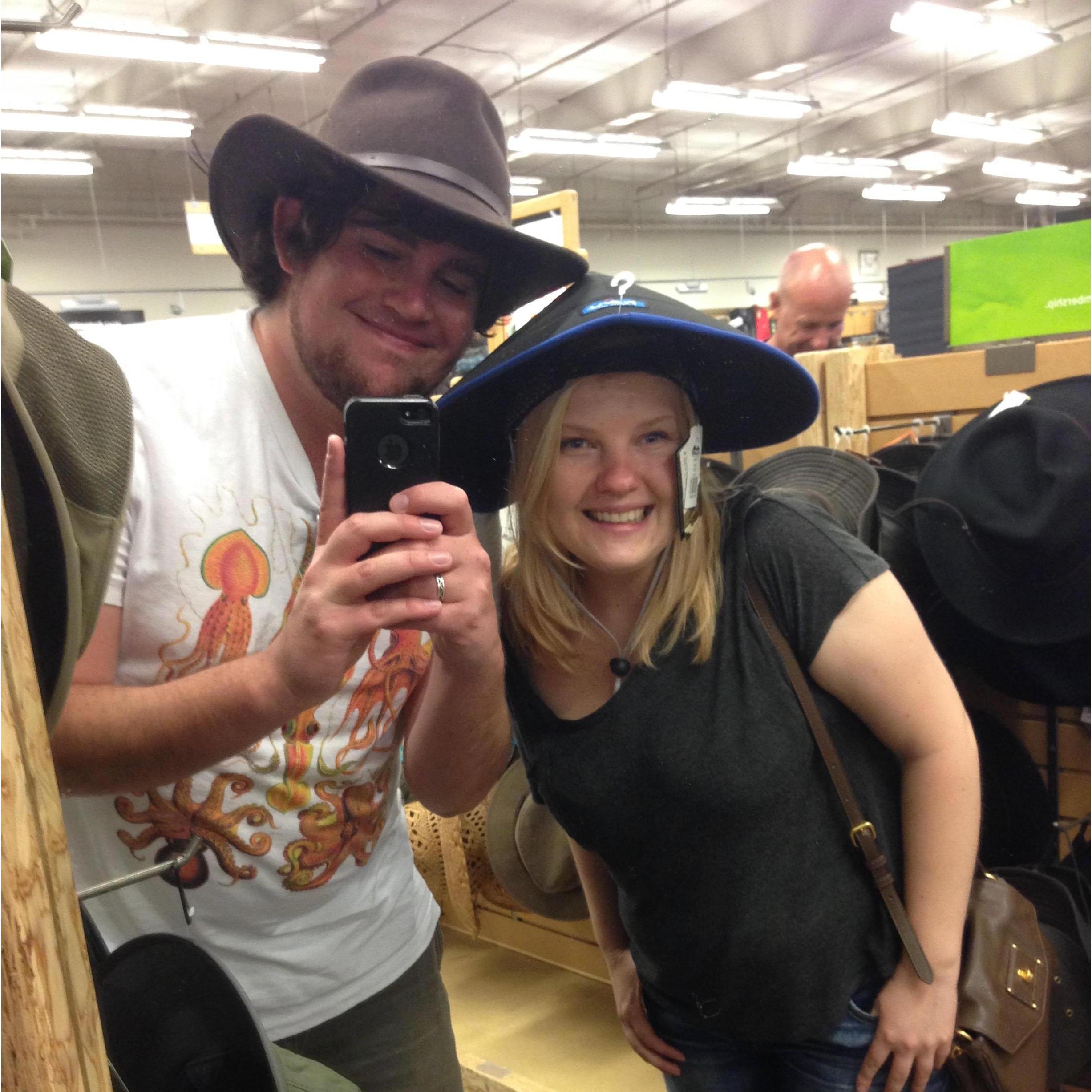 Having fun and being ridiculous!