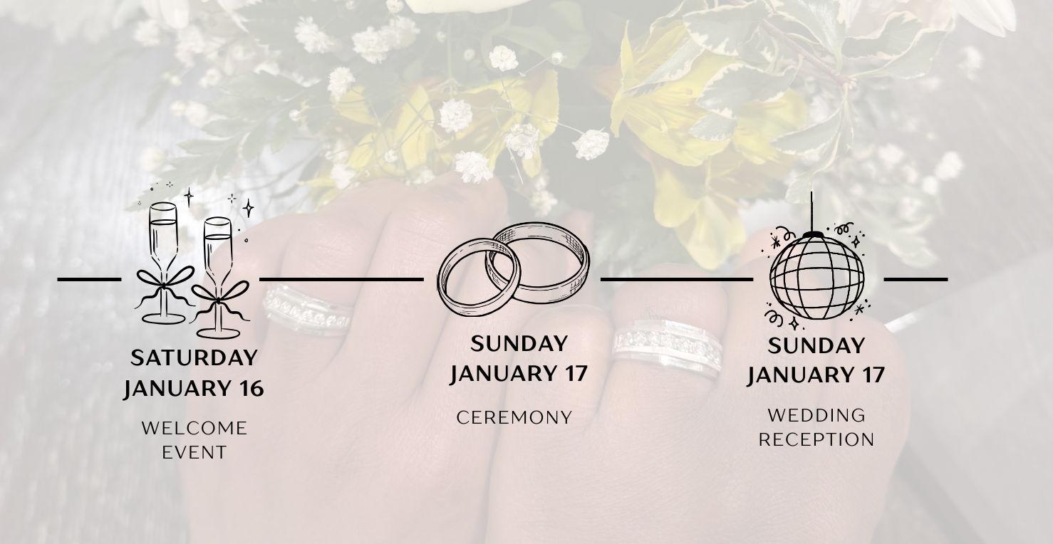 The Wedding Website of Malcolm O'Quinn and Courey Stewart