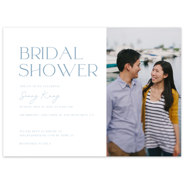 Zola Wedding & Bridal Shower Invitations - Blonshine Photo