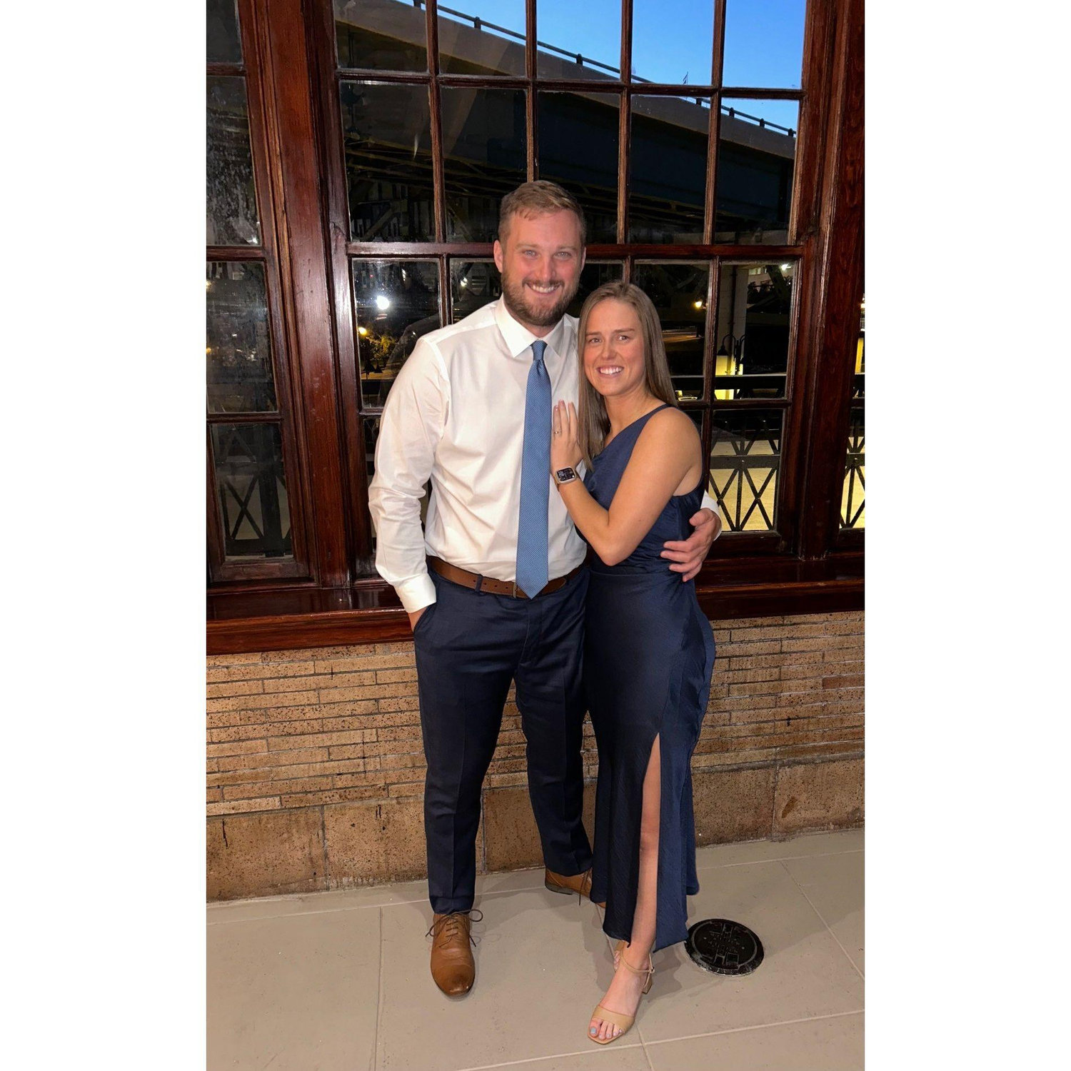 The next wedding we attend, will be our own! Counting down the days!