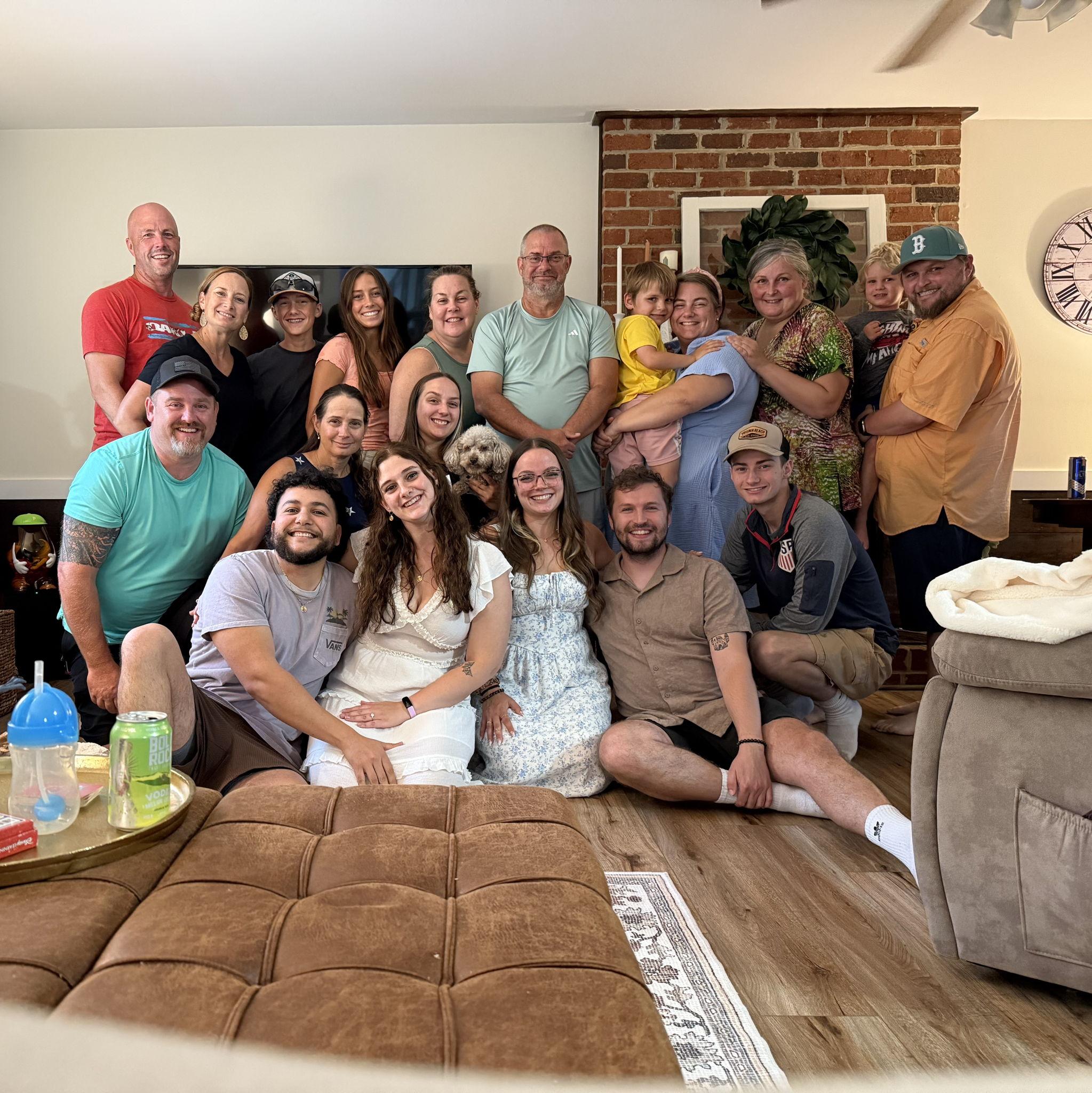 Celebrating our engagement with the Sneads, July 2025