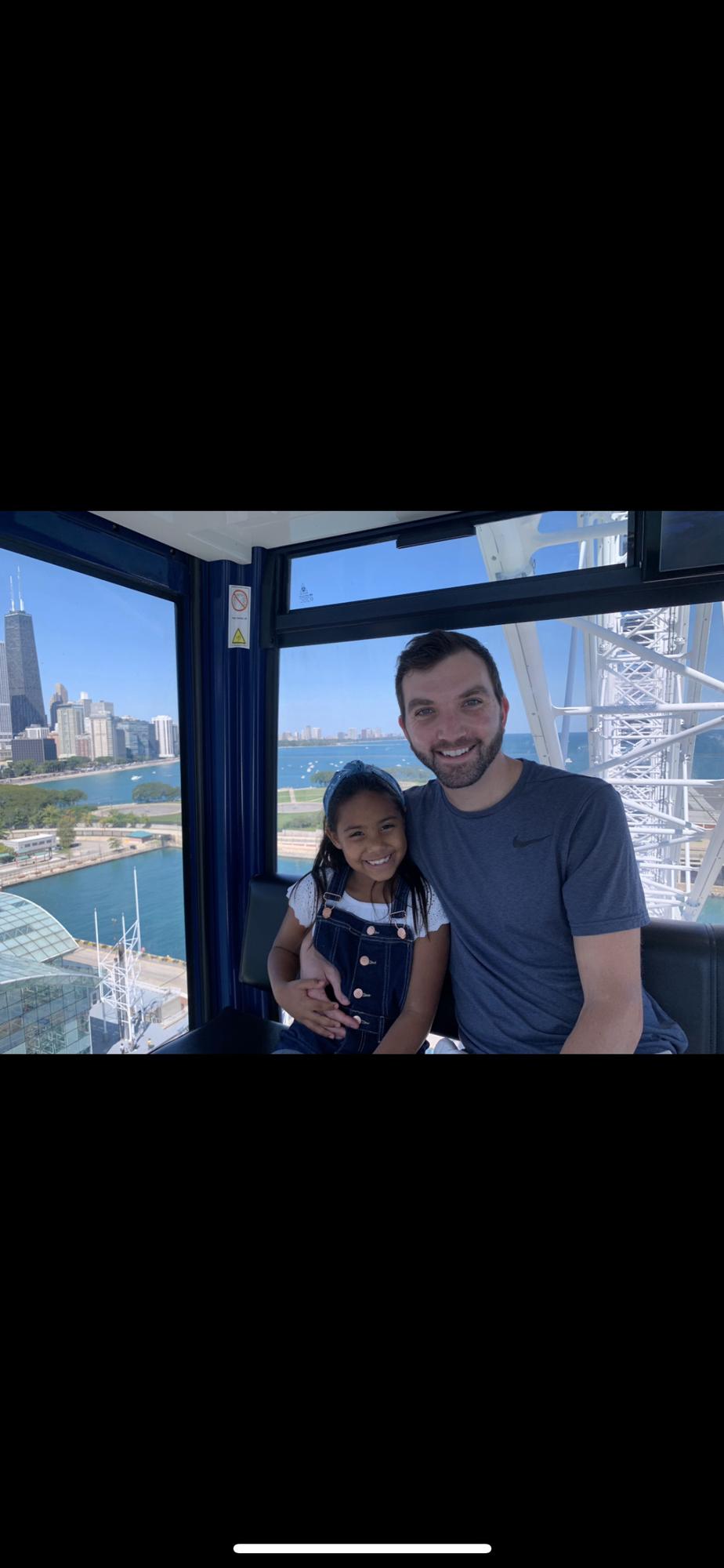 Daddy daughter Chicago trip