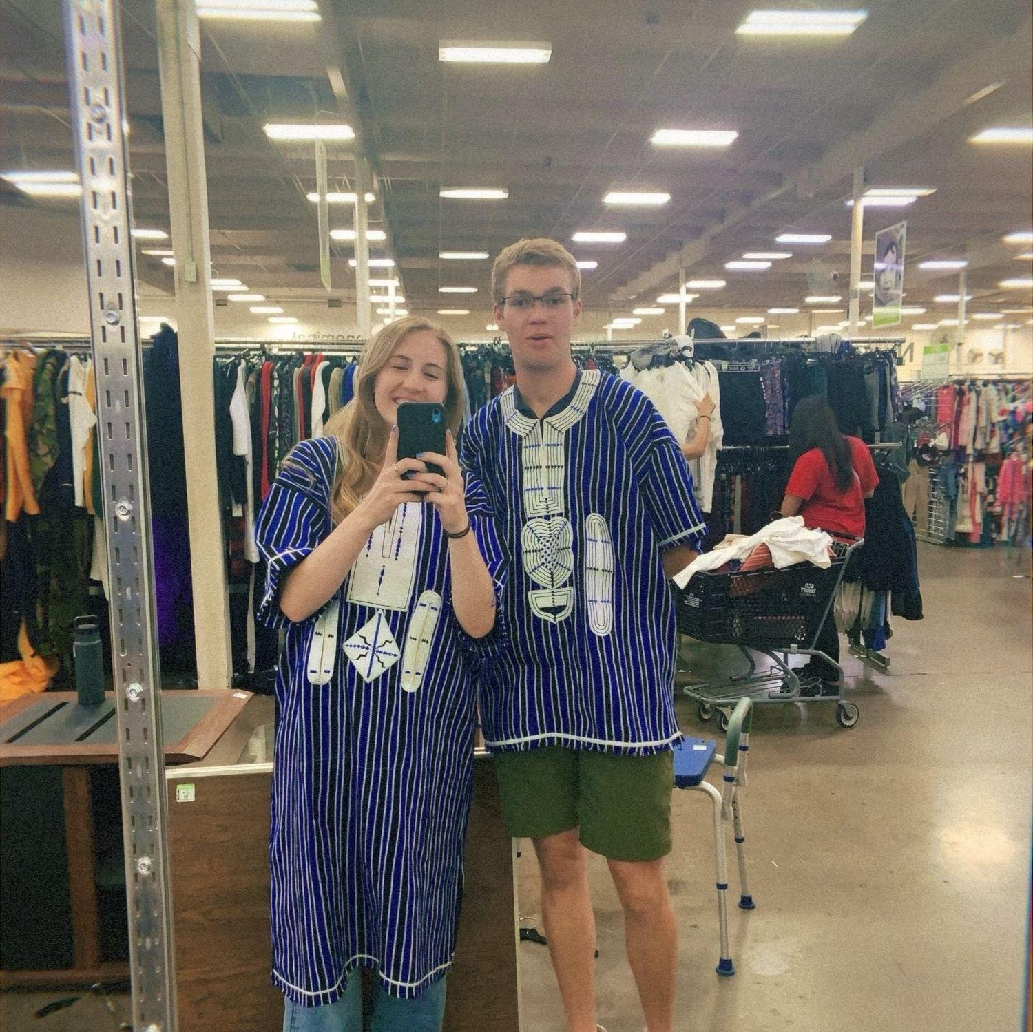 Our second date, thrifting!! Sadly none from our first date.