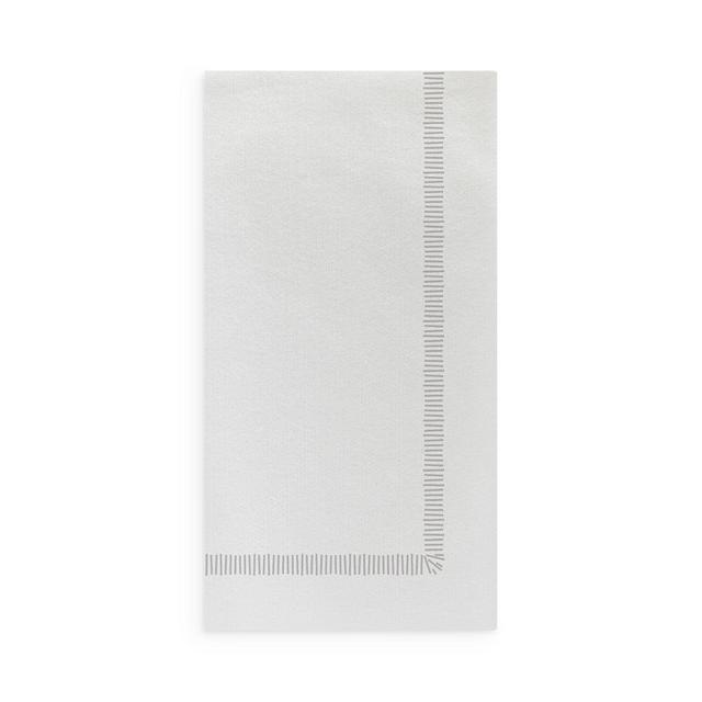 VIETRI Papersoft Napkins Fringe Blue Guest Towels, Pack of 20