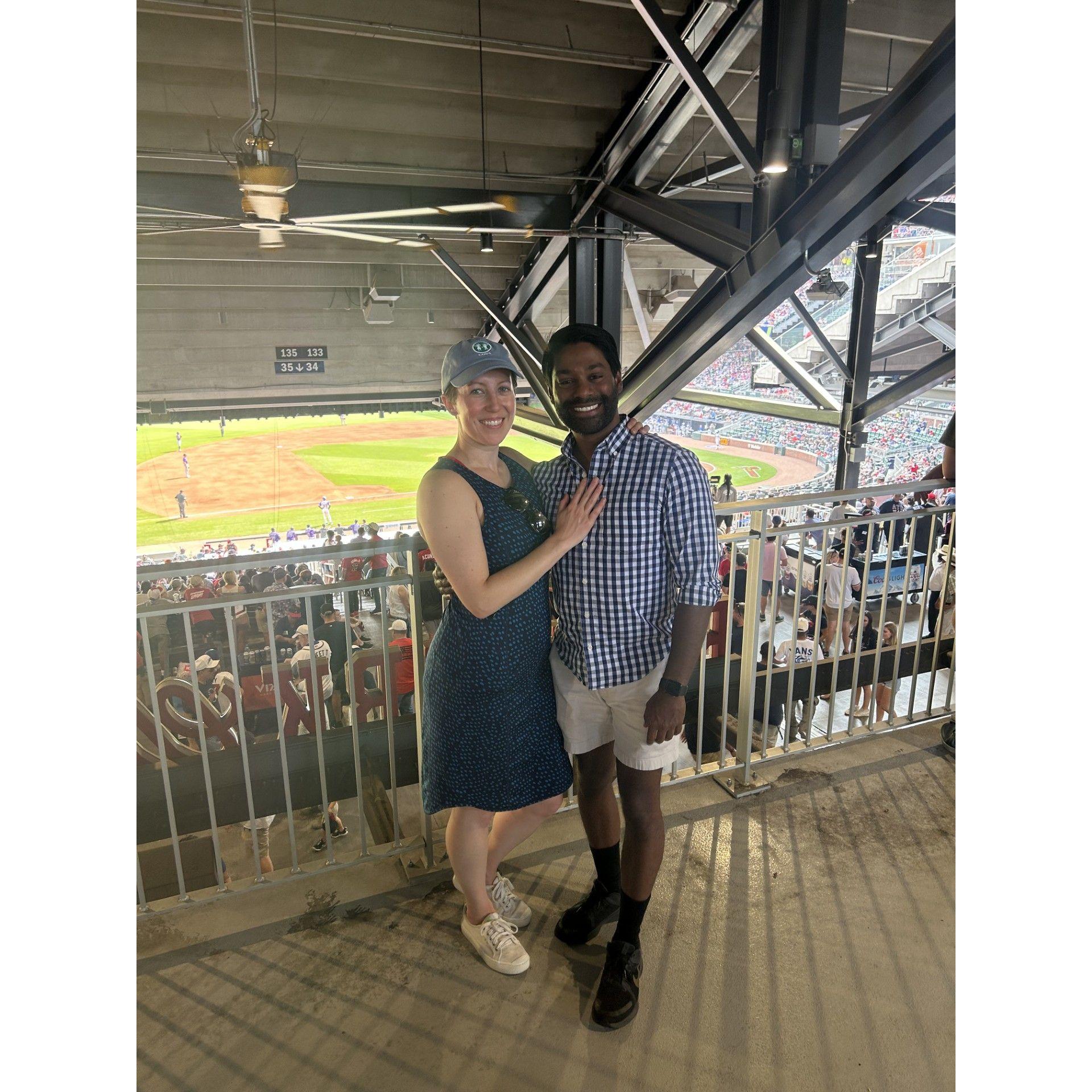 Our first Atlanta Braves game