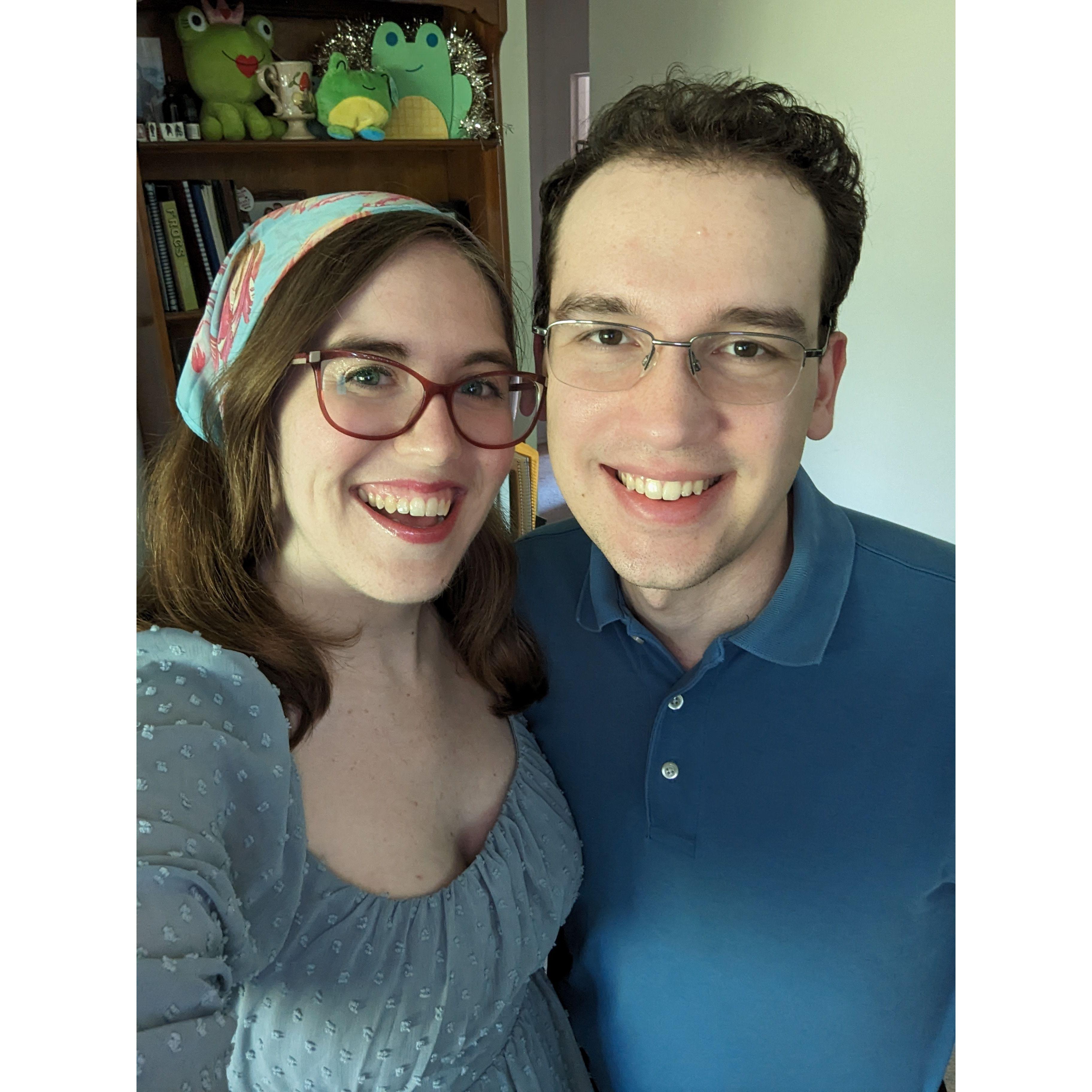 Photo from the day we got engaged, May 25th 2024