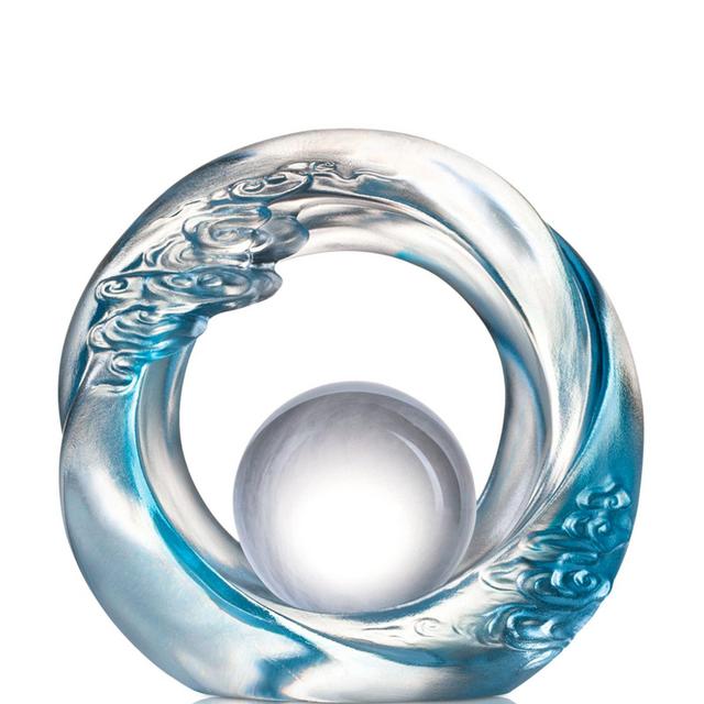 LIULI As The Good World Turns Generating Ruyi Through the Ether Crystal Sculpture