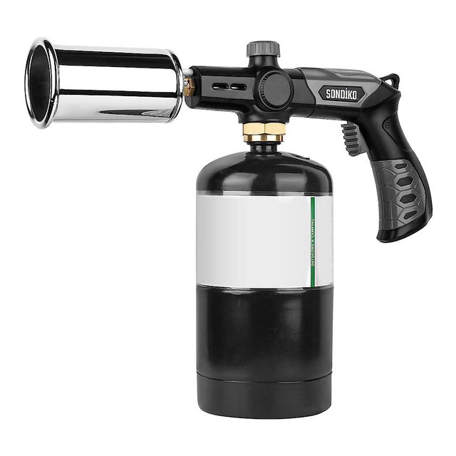 Sondiko Powerful Grill & Cooking Torch L8010, Sous Vide, Propane Kitchen torch, Campfire Starter,  Adjustable Fire Gun for Steak, BBQ and Baking
