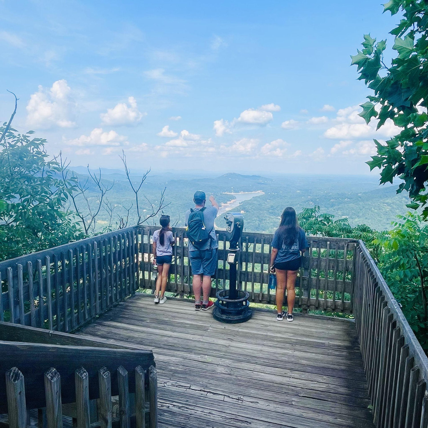 Chimney Rock is OPEN! After Hurricane Helene, it took a while for things to reopen. We took the girls for a walk on the rocks.