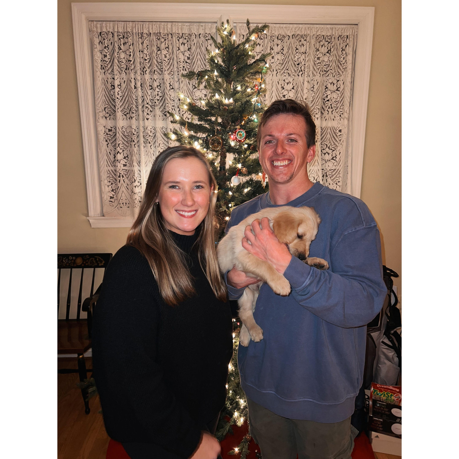 Winston's very first Christmas in 2023!