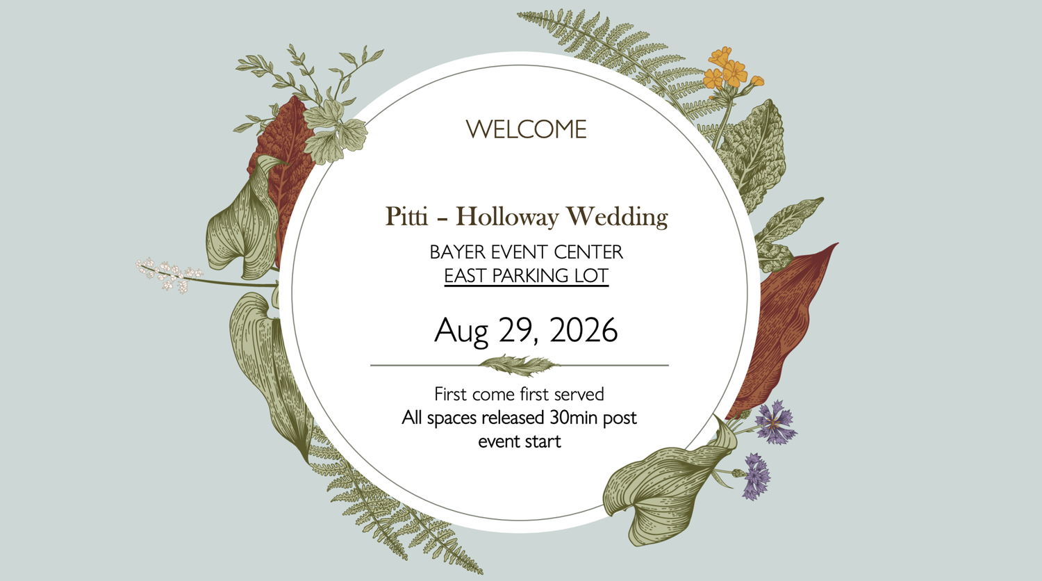 The Wedding Website of Anna Pitti and Robert Holloway