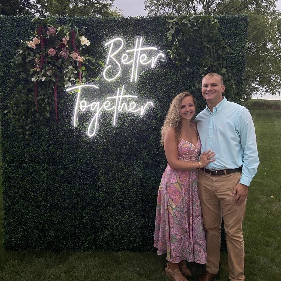 Our first wedding together 9/12/20