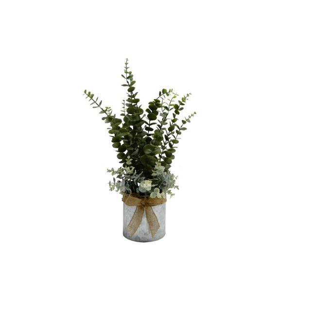 Elements 23-Inch Euclayptus Arrangement in Tin Container