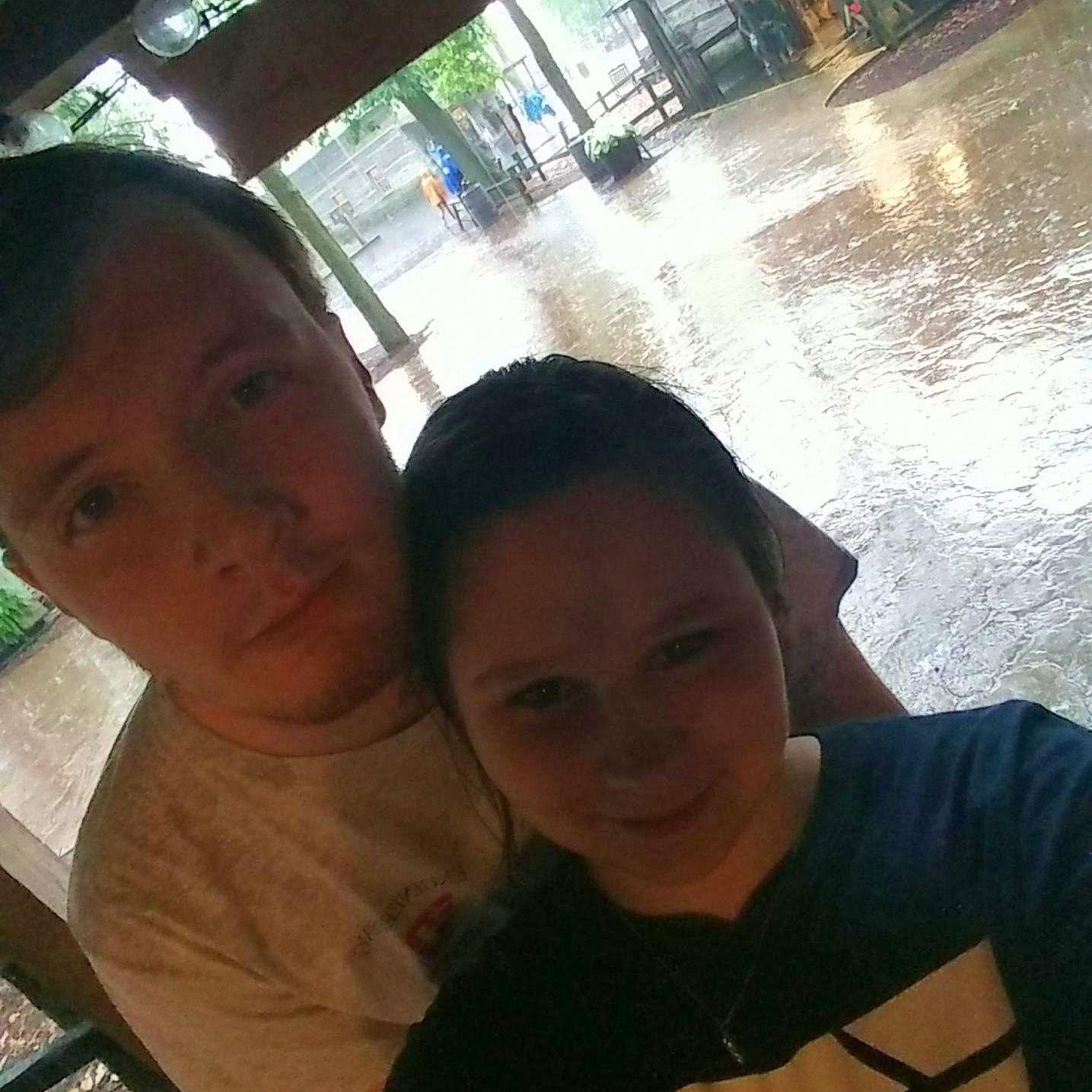 We tried to recreate our first date two years later but it rained the whole time! Cedar Point, 2018