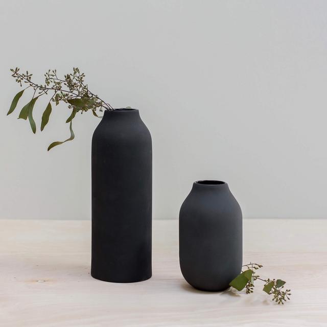 The Citizenry, Black Engobe Vase Set