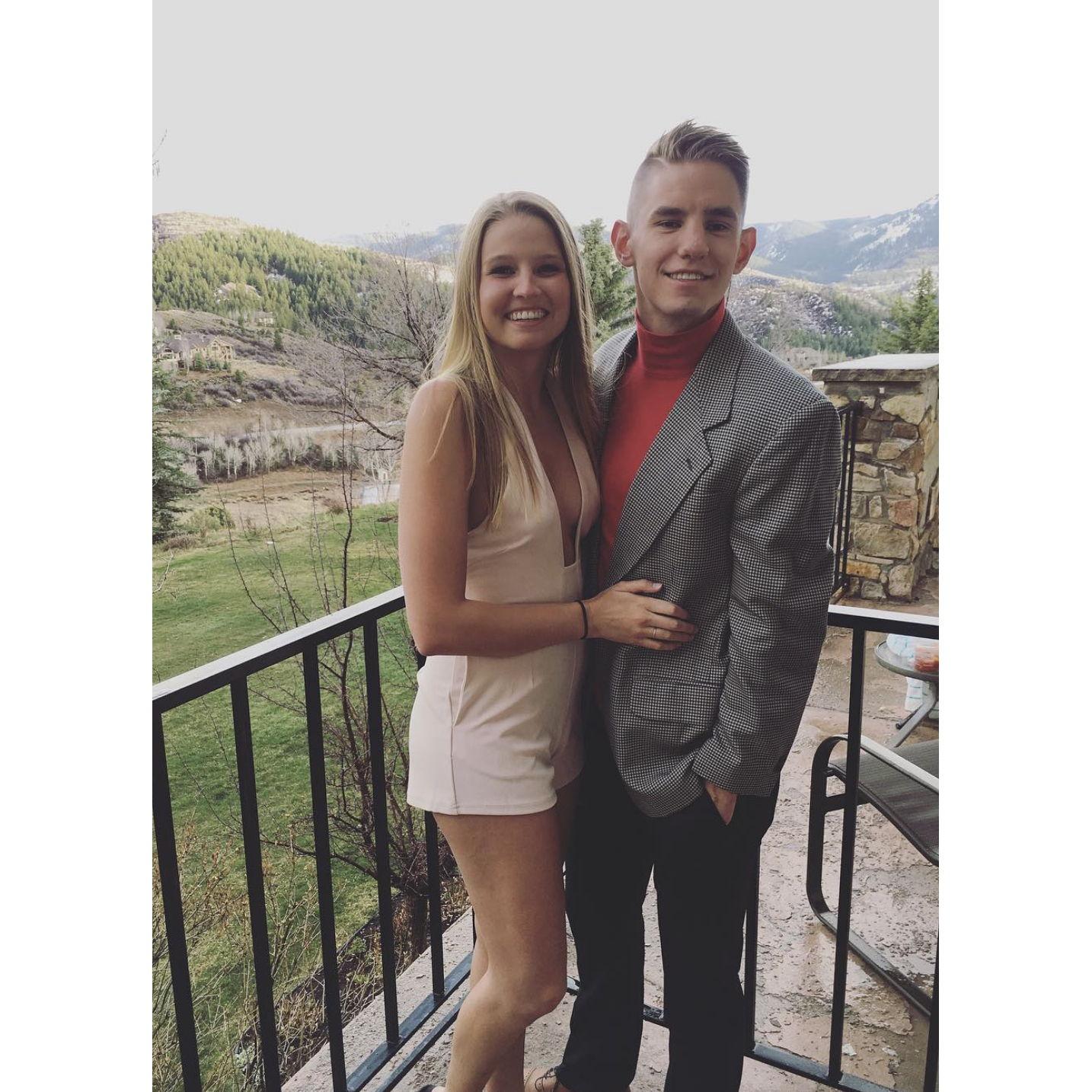 First formal together - April 2016