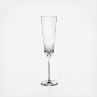 Larabee Dot Champagne Flute