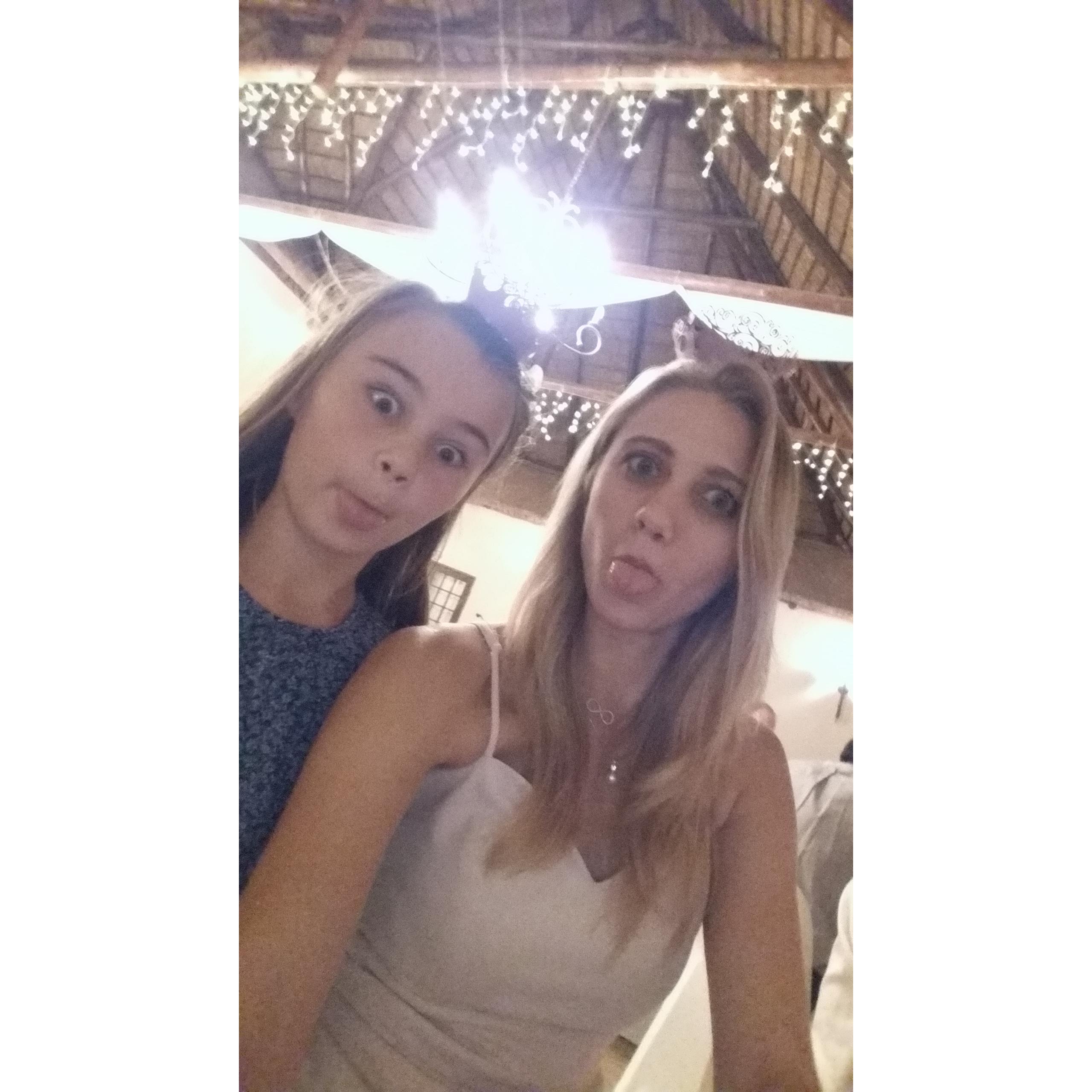 Ek en Nina (Luan se niggie) by ons eerste troue saam
