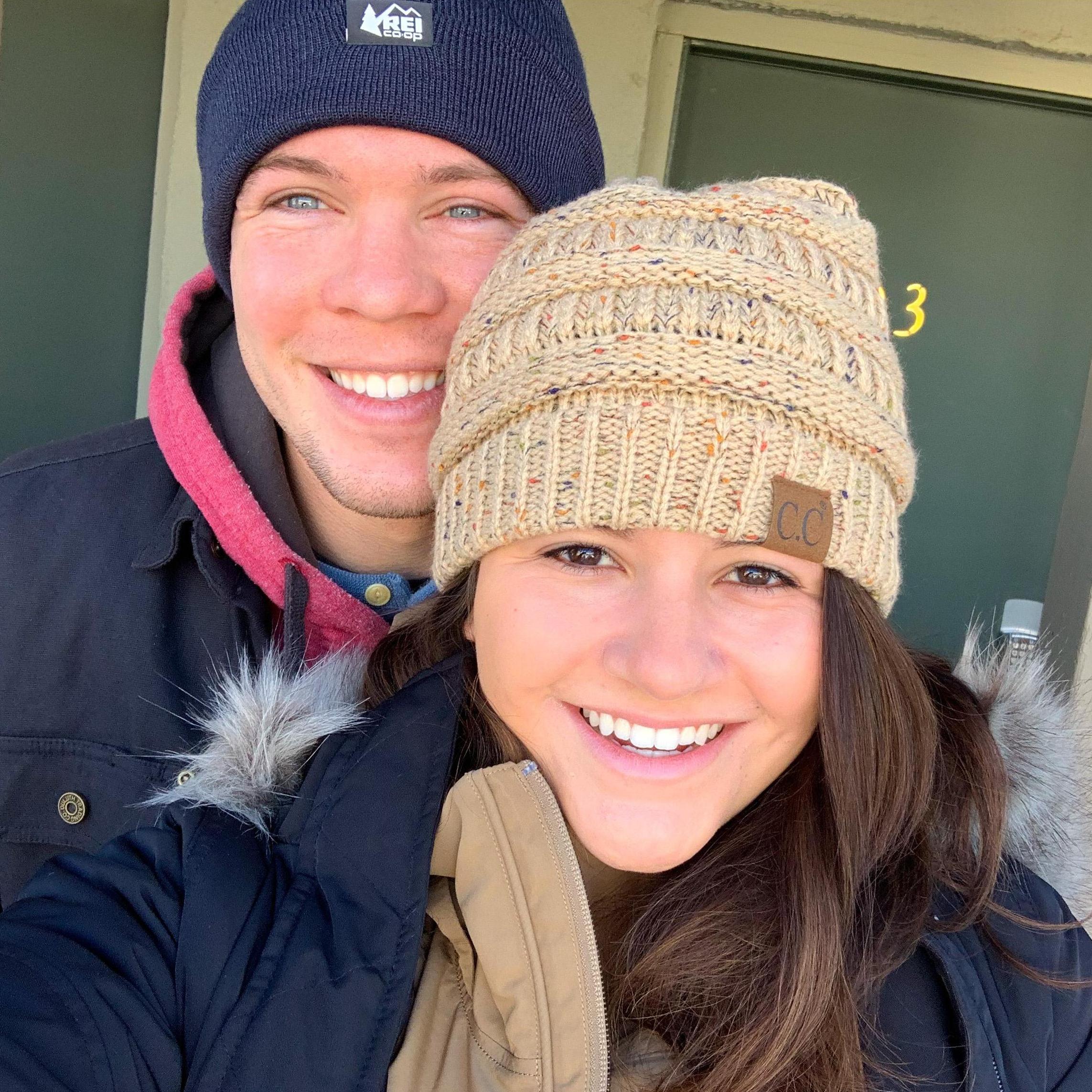 Newlywed smiles :)