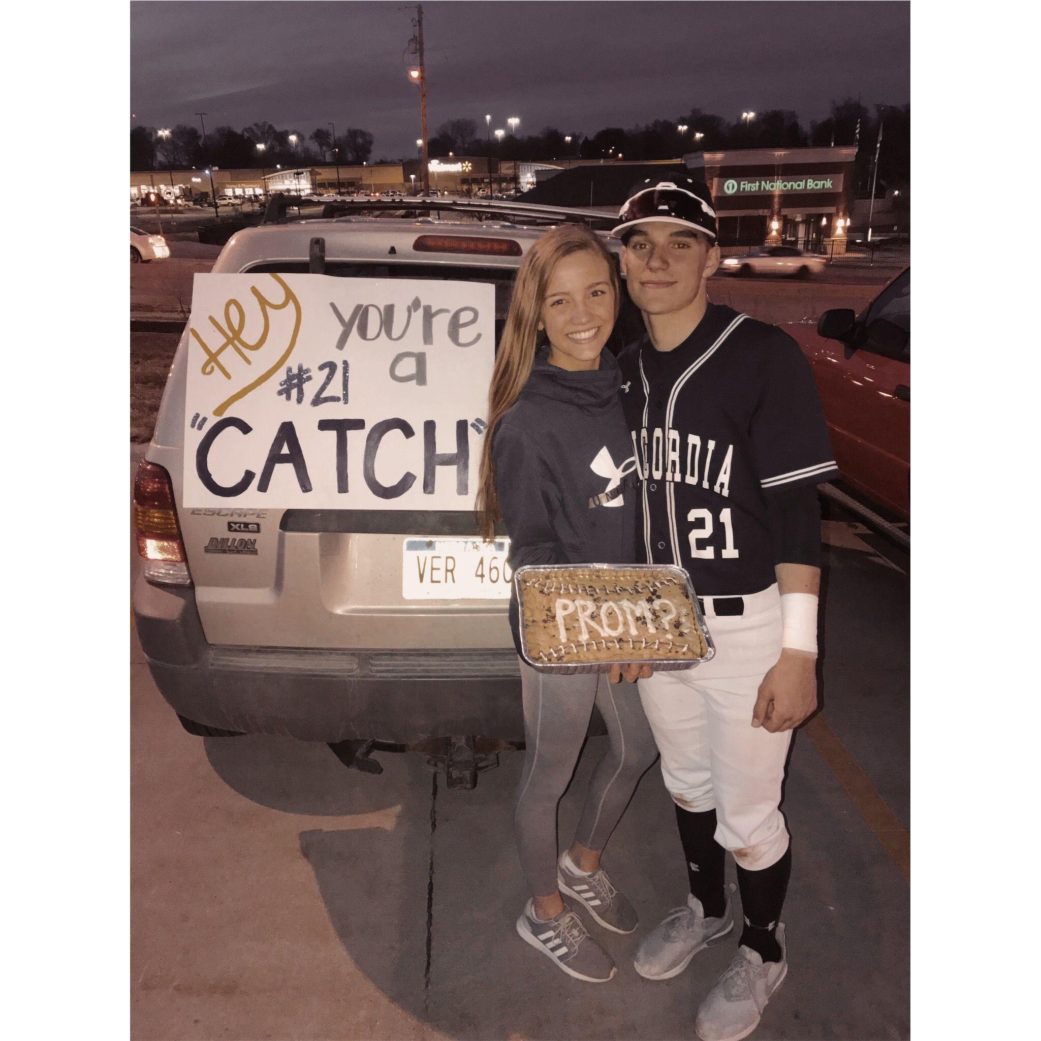 I asked Tony to Prom which he hated ;)