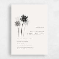 White Wedding Invitation - Anacostia Portrait