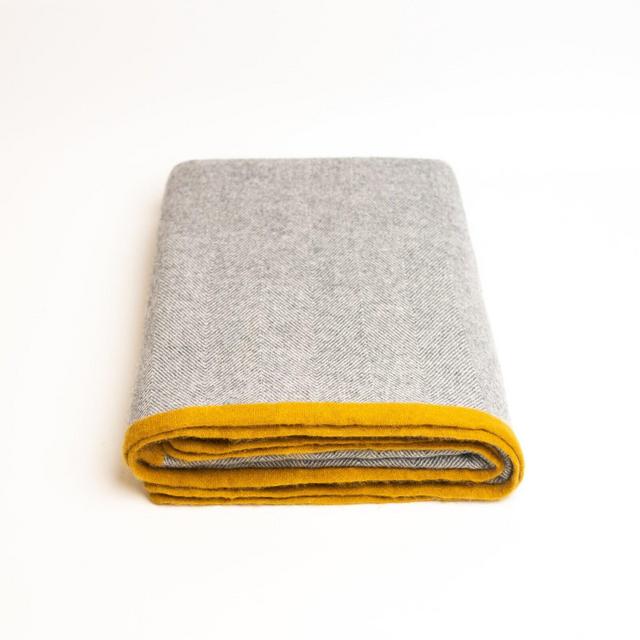 Luxury Cashmere Throw Blanket/ Handwoven...