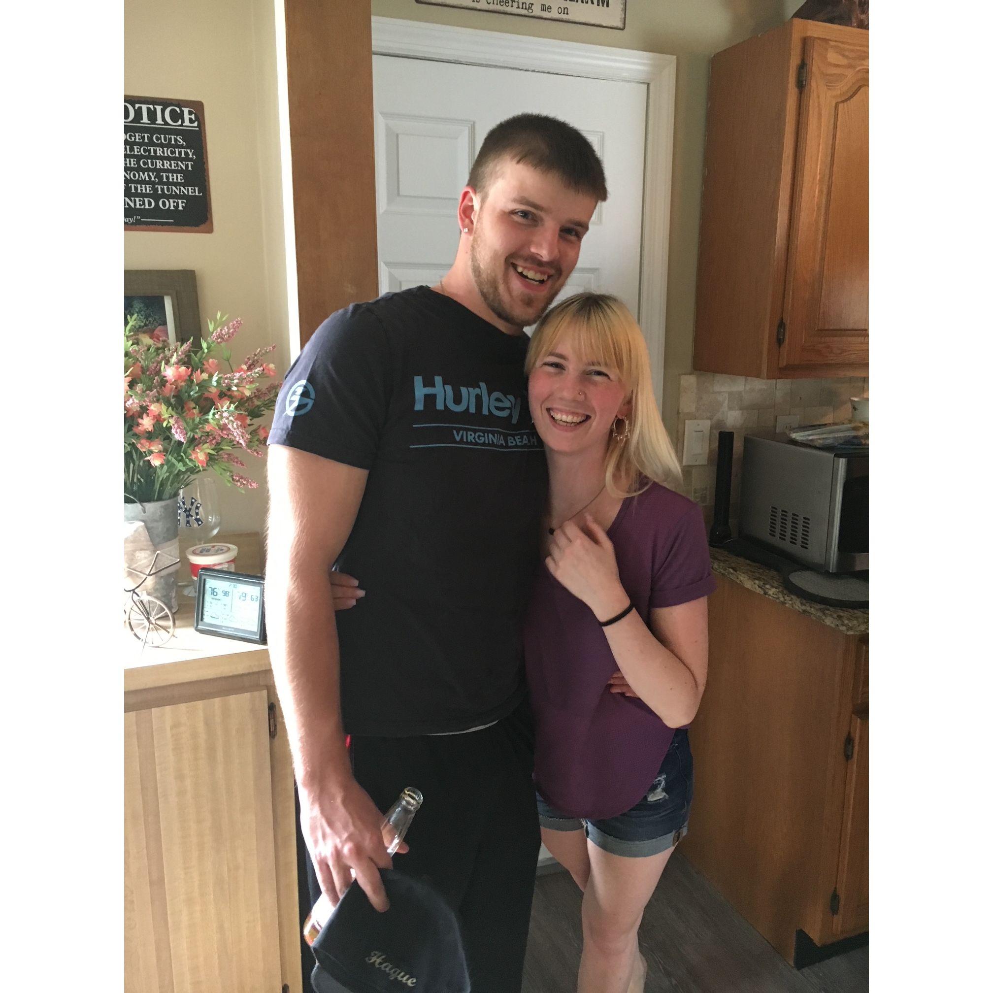 BBQ for mom's birthday. Eric got to meet one side of my family.