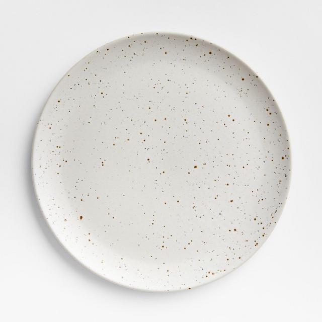 Craft Speckled White Dinner Plate