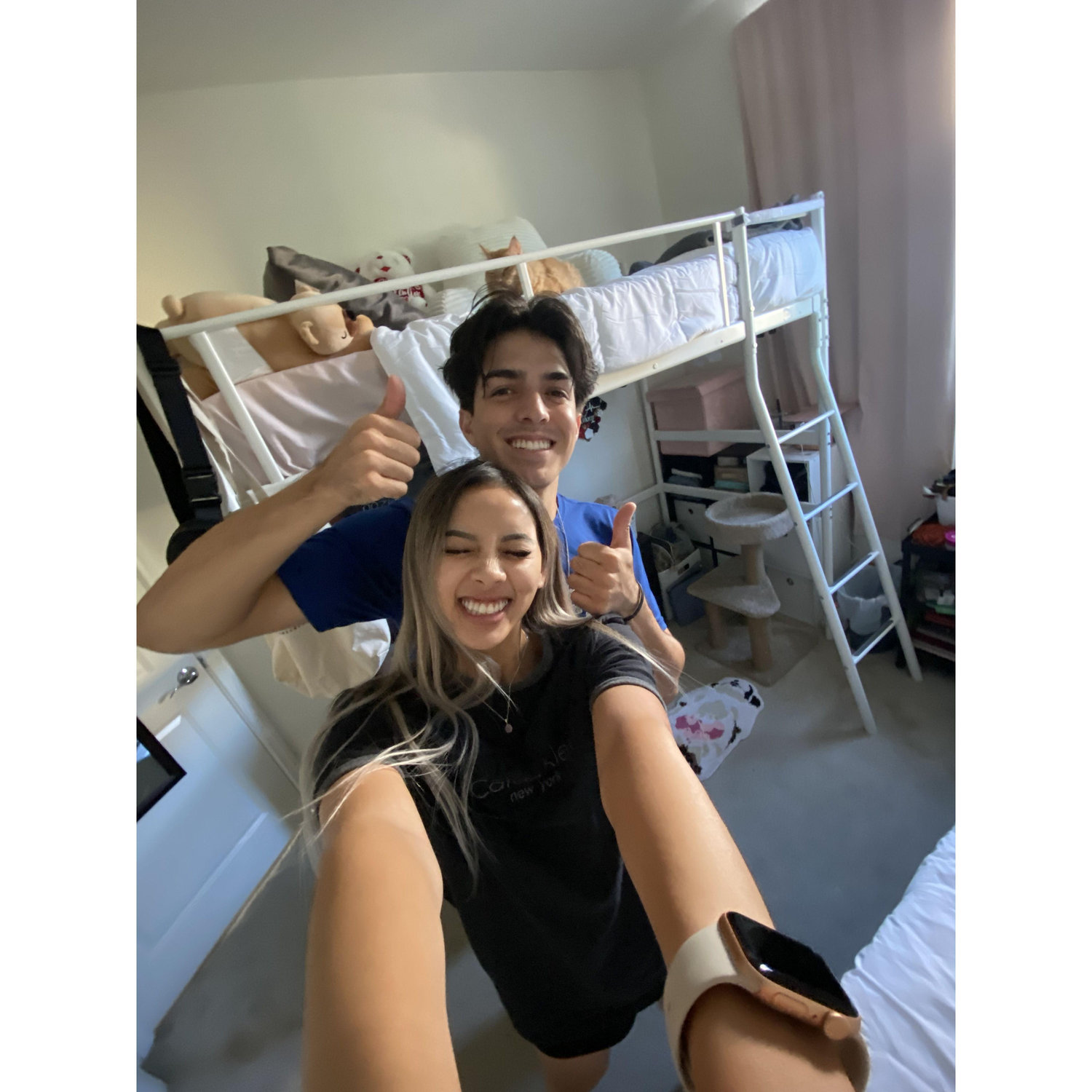 August 26, 2022 - Nathen helped Michelle move in to her new home as she began her big girl job as a nurse. (Peep Simba in the back!)